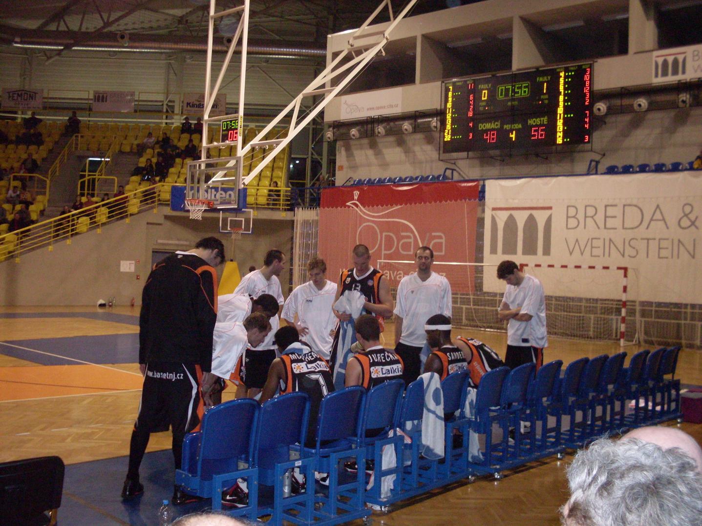 Opava-Nový Jičín - time-out